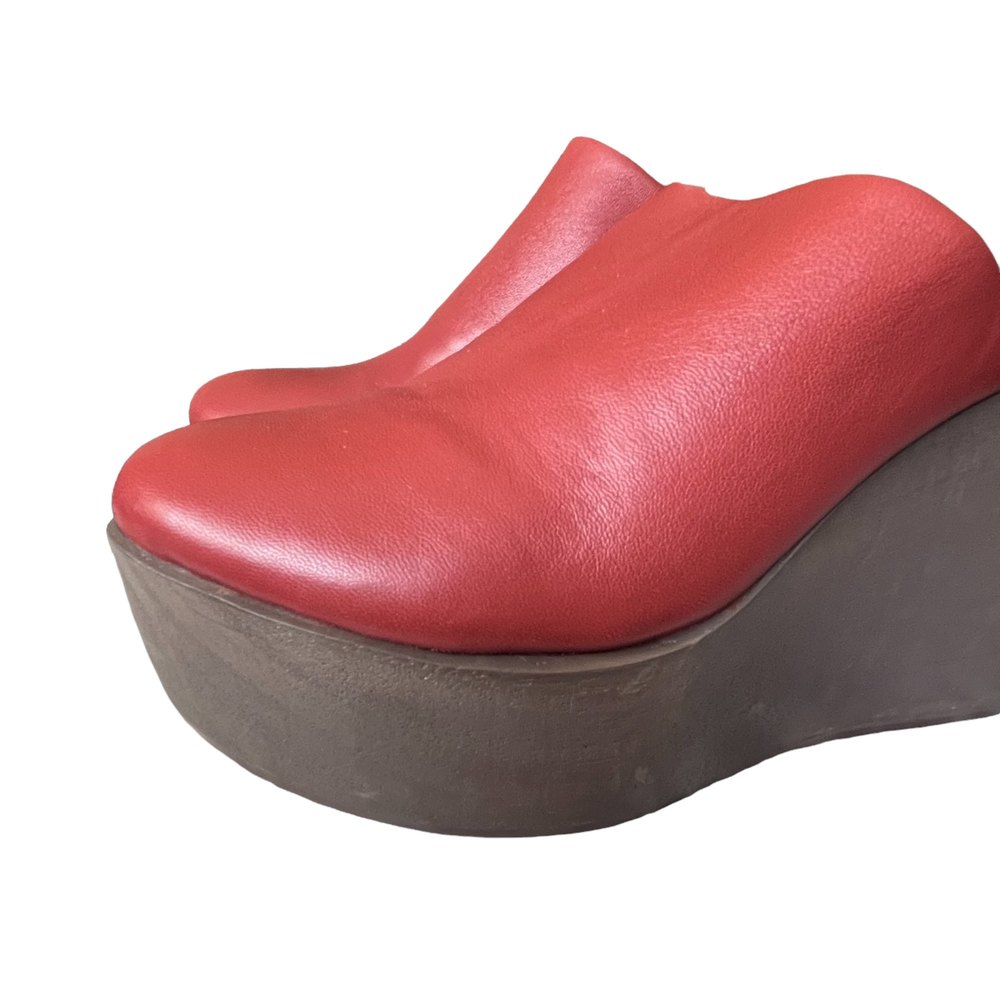 Fausto Santini Leather Wedge Mule - Picture 5 of 9